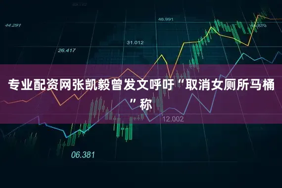 专业配资网张凯毅曾发文呼吁“取消女厕所马桶”称