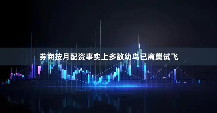 券商按月配资事实上多数幼鸟已离巢试飞