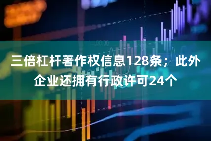 三倍杠杆著作权信息128条；此外企业还拥有行政许可24个